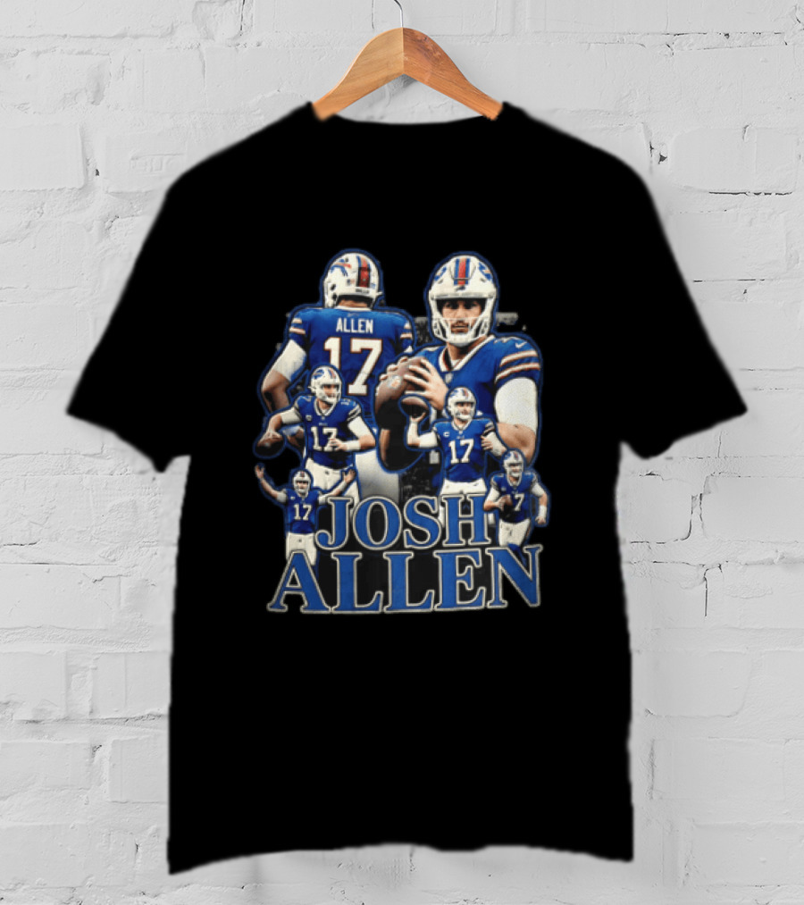 Josh Allen Buffalo Bills Multiple Poses 17 Football T-Shirt