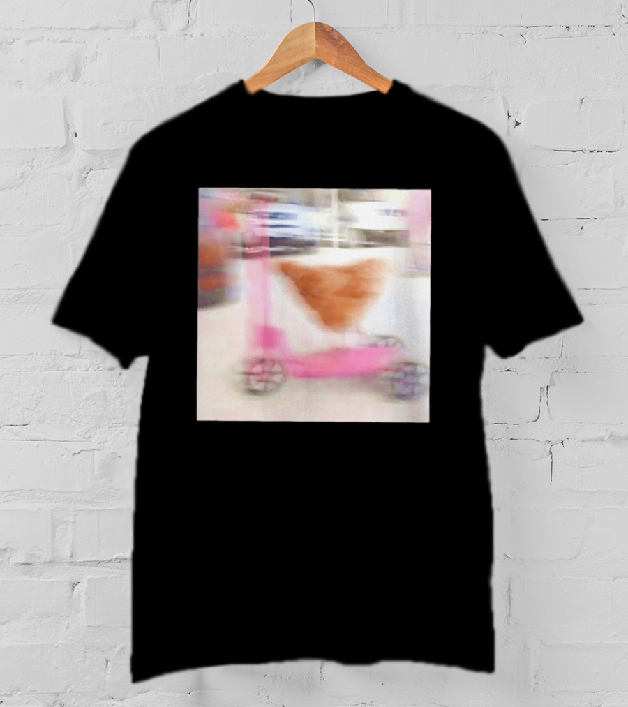 Chicken Riding Pink Scooter T-Shirt
