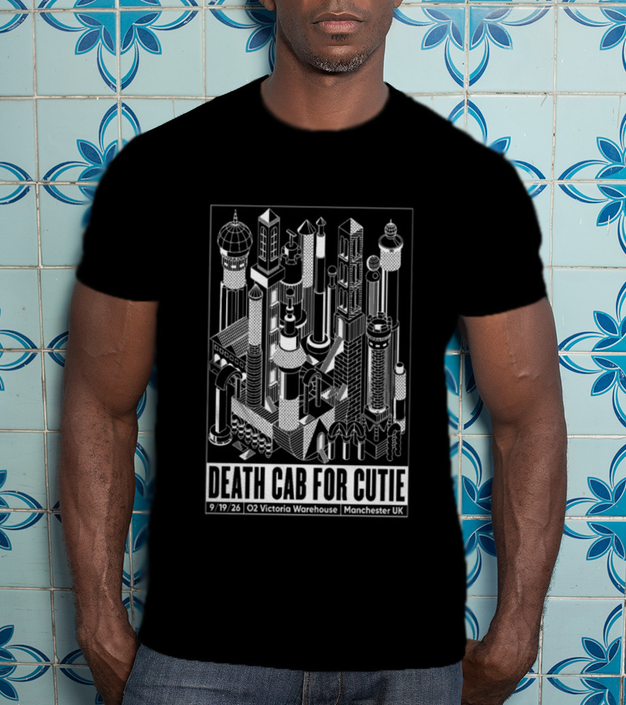 Death Cab For Cutie 09 19 2026 O2 Victoria Warehouse Manchester UK T-Shirt
