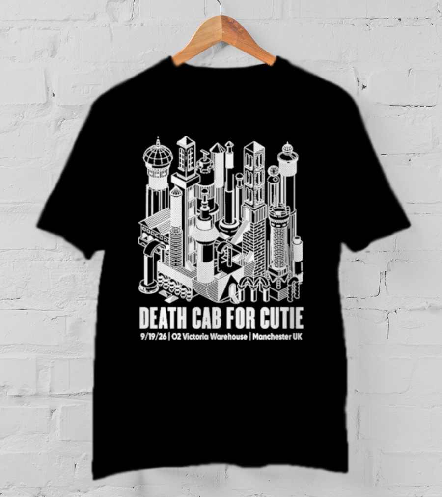 Death Cab For Cutie Manchester UK September 19 2026 Concert Event T-Shirt
