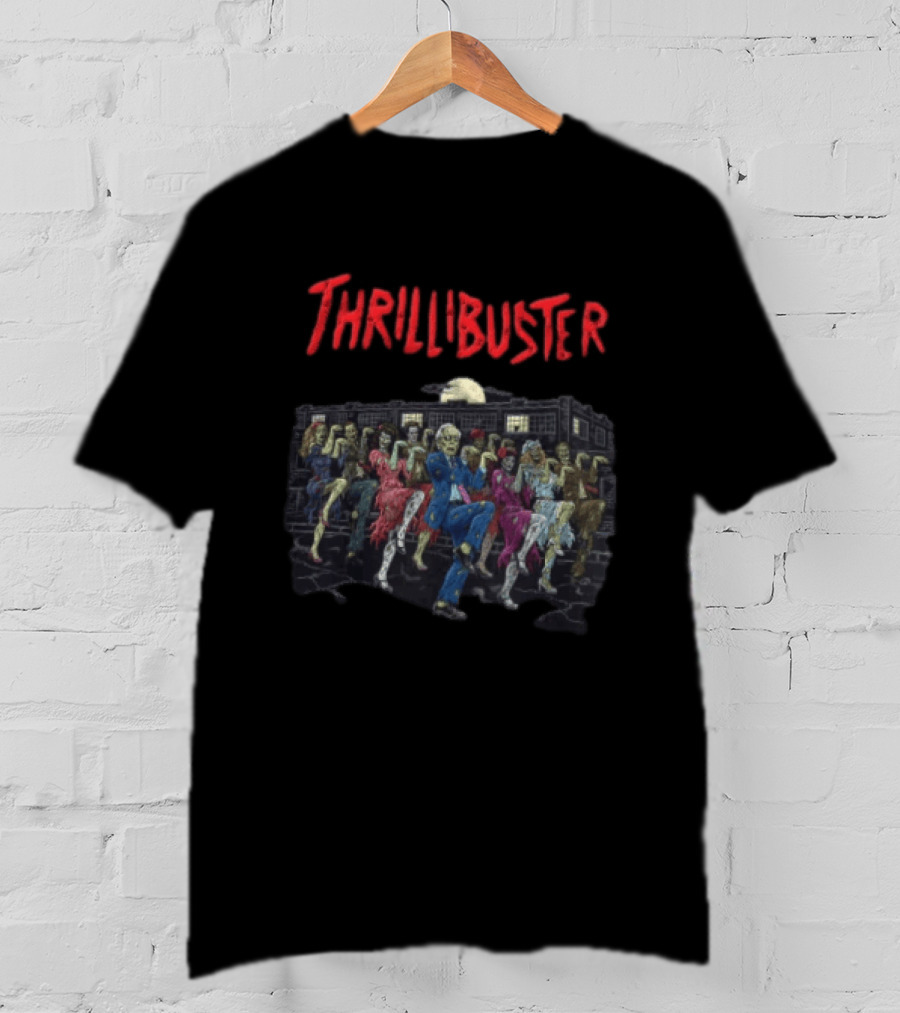 Thrillibuster Zombies Dancing With Man Suit T-Shirt