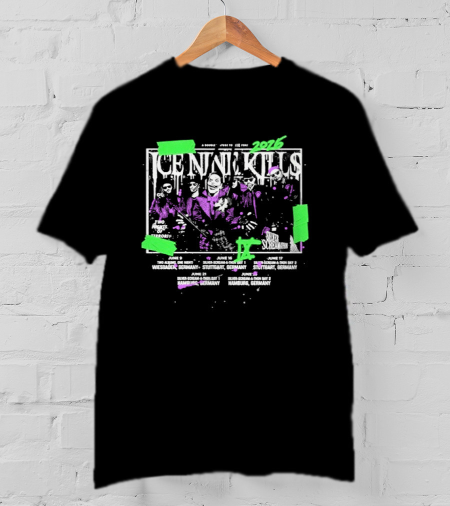 Ice Nine Kills The Silver Scream Faces Joker 2018 T-Shirt