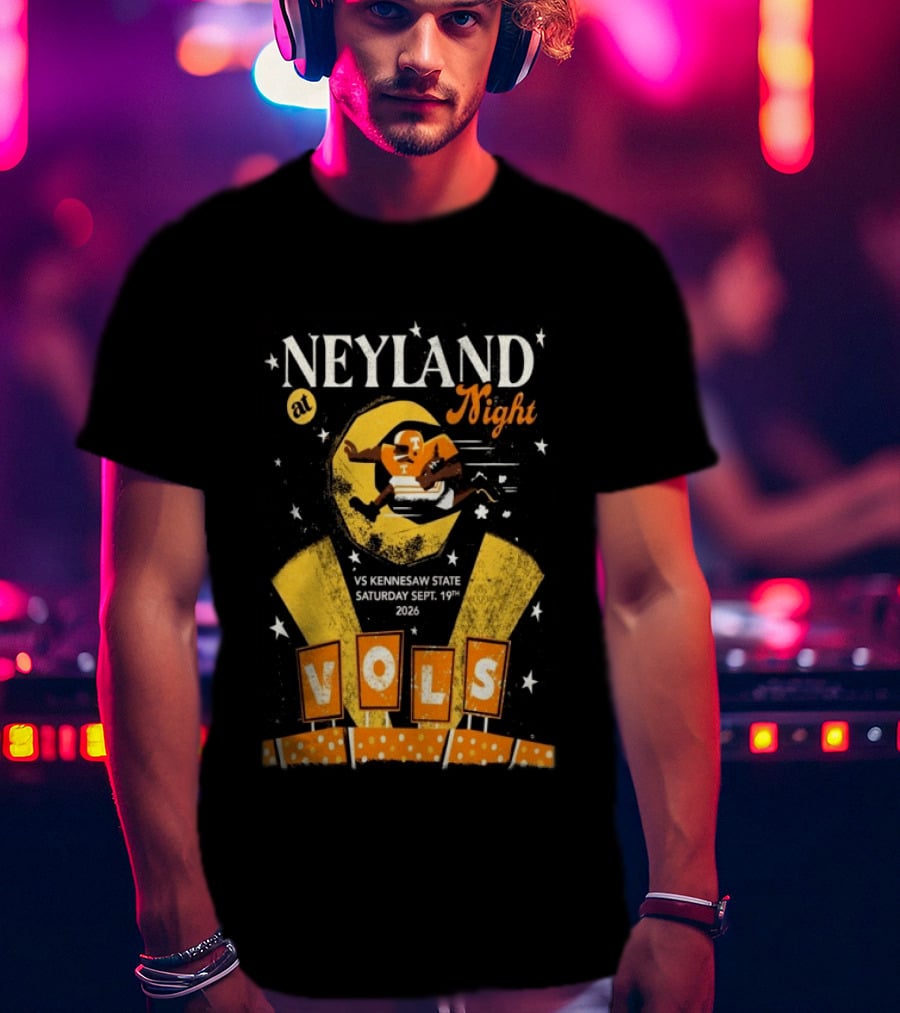 Neyland At Night Vols Vs Kennesaw State September 19 2026 Football Knoxville T-Shirt