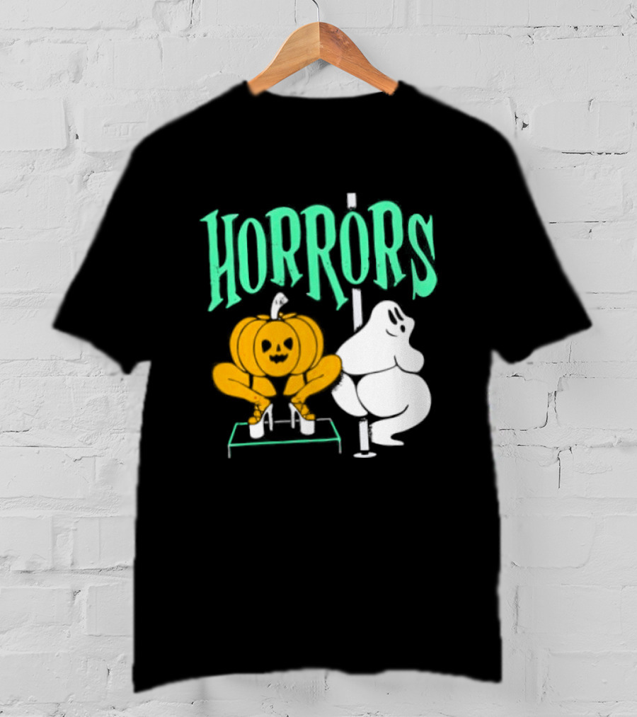 Horrors Halloween Meme Creepy Pumpkin Toilet Humor T-Shirt