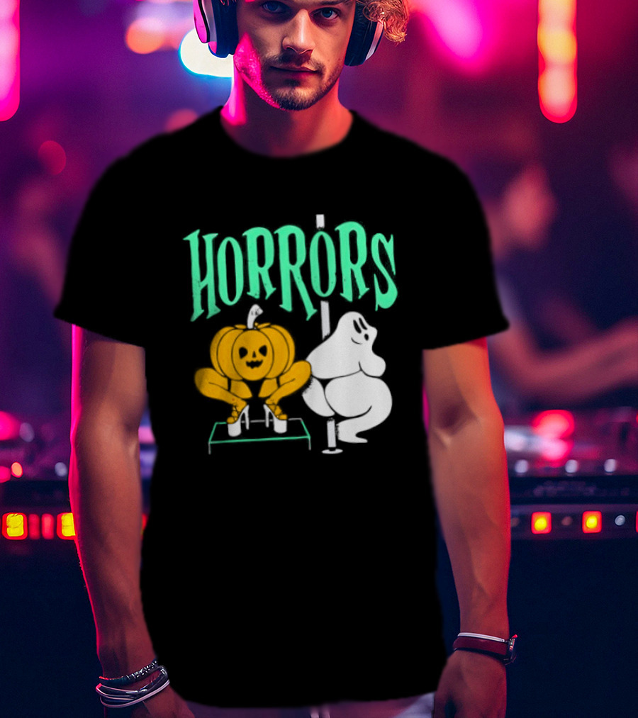 Horrors Halloween Meme Creepy Pumpkin Toilet Humor T-Shirt