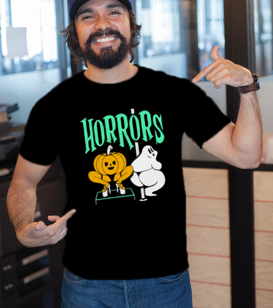 Horrors Halloween Meme Creepy Pumpkin Toilet Humor T-Shirt