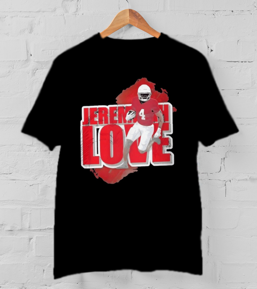 Jeremiyah Love Arizona Cardinals Football Number 4 Player T-Shirt