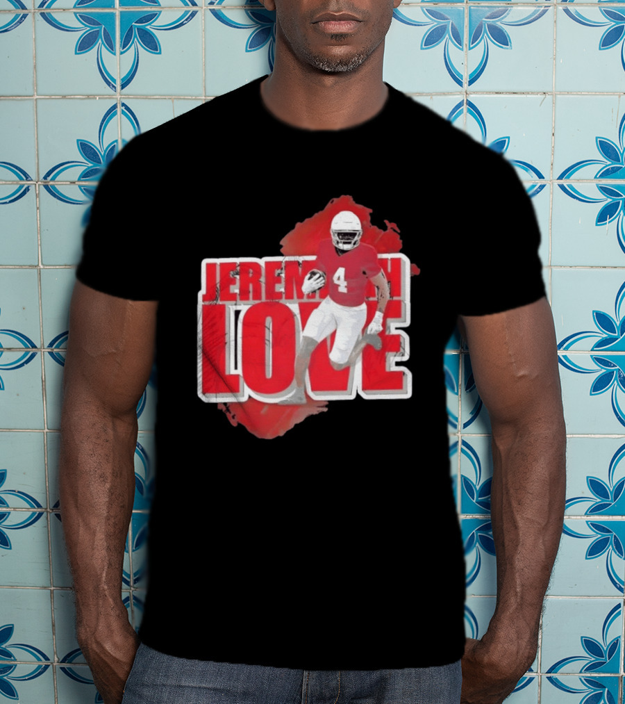 Jeremiyah Love Arizona Cardinals Football Number 4 Player T-Shirt
