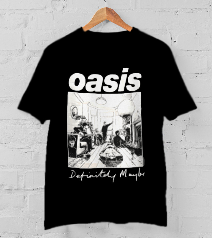 Oasis Definitely Maybe Living Room Scene T-Shirt