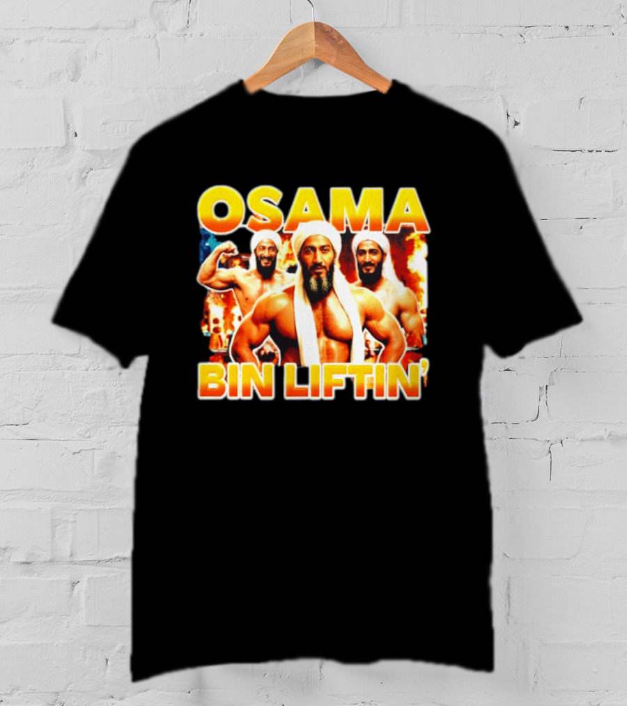 Osama Bin Liftin' Muscular Trio With Turbans And Explosive T-Shirt