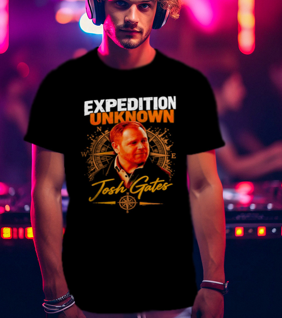 Josh Gates Expedition Unknown Discovery Channel T-Shirt