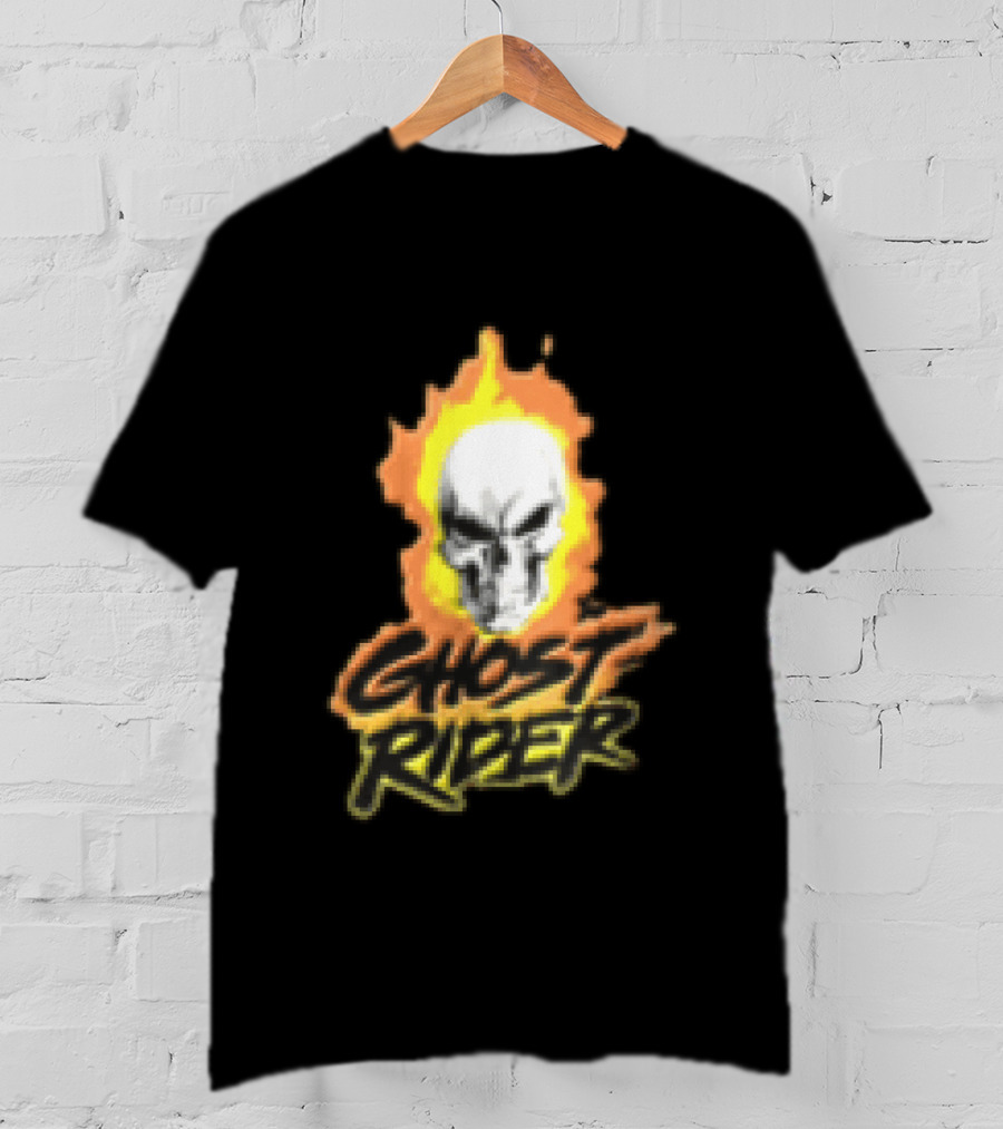 Marvel Ghost Rider Flaming Skull T-Shirt