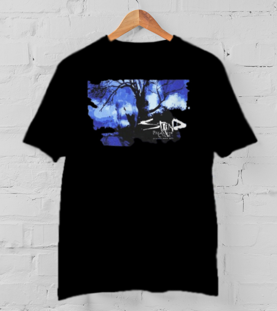 Staind Break The Cycle 2026 25th Anniversary Tour Tree Blue T-Shirt