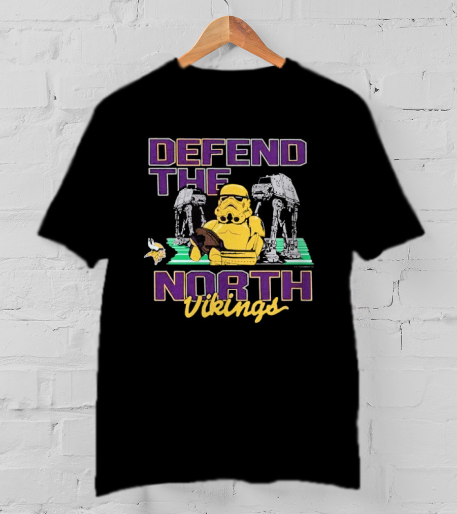 Stormtrooper Defend The North Vikings Star Wars T-Shirt