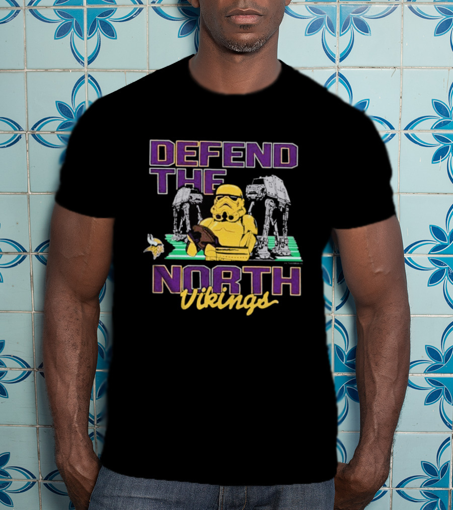 Stormtrooper Defend The North Vikings Star Wars T-Shirt
