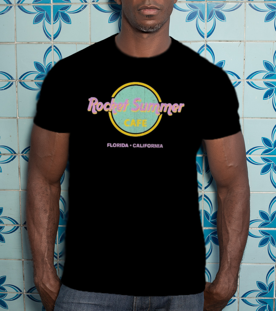 Rocket Summer Cafe Florida California T-Shirt