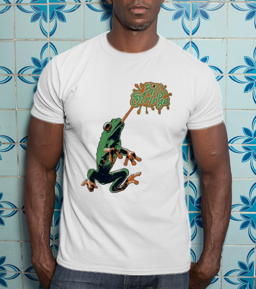 Billy Strings Frog With Orange Tongue And Fruit T-Shirt