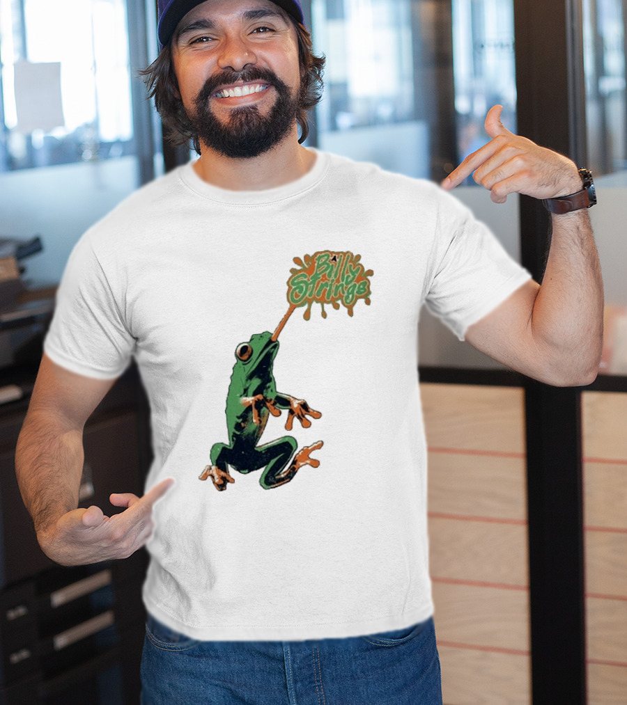 Billy Strings Frog With Orange Tongue And Fruit T-Shirt