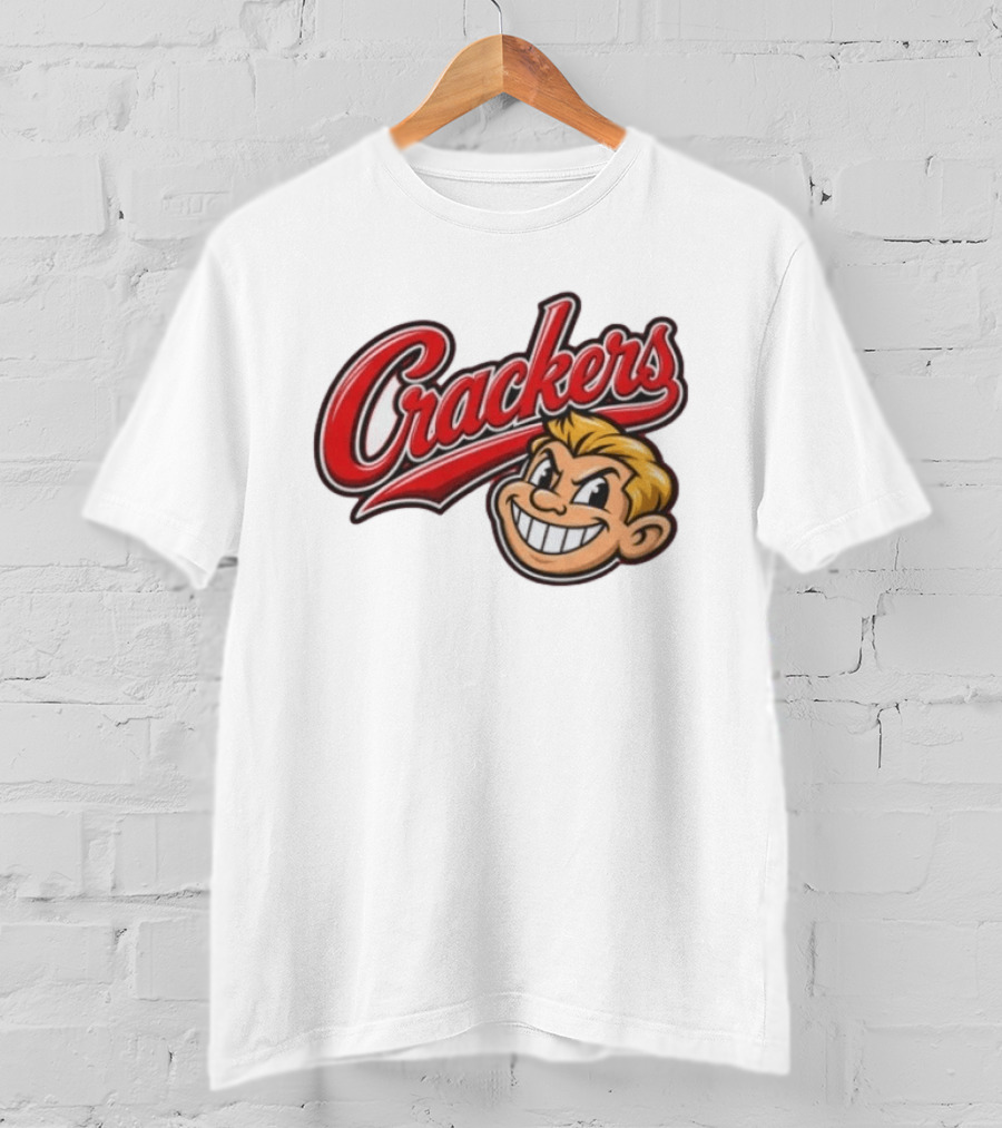 Crackers Vintage Baseball Team T-Shirt