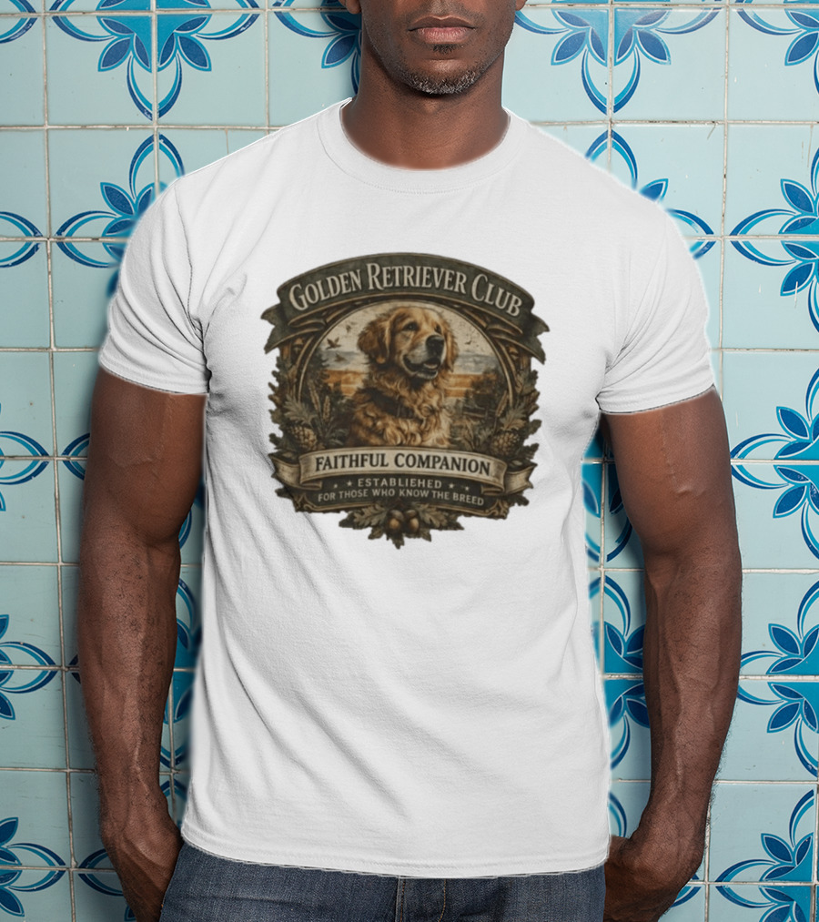 Golden Retriever Club Faithful Companion Established For Those Who Know The Breed T-Shirt