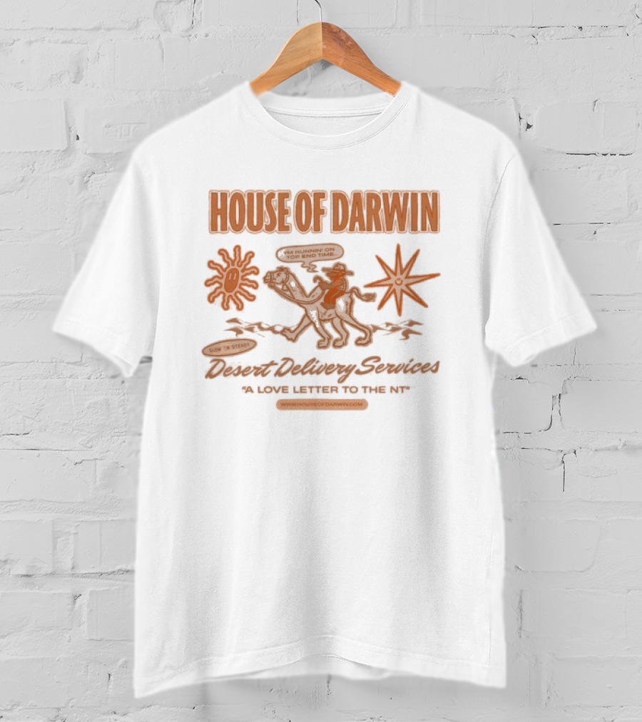 House Of Darwin Stuart Highway Services A Love Letter To The NT Mono T-Shirt