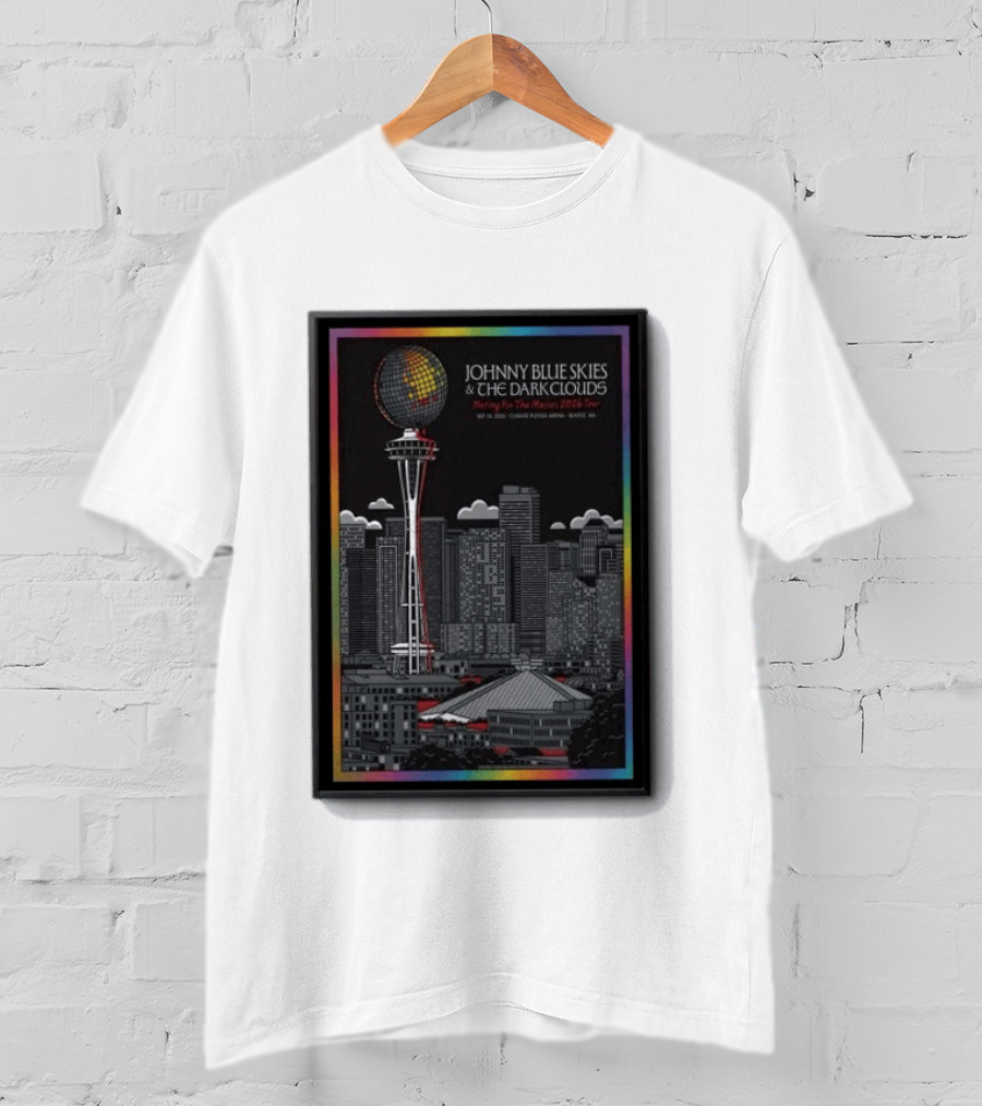 Johnny Blue Skies & The Dark Clouds Meeting For The Moment Seattle 2026 Tour Concert T-Shirt