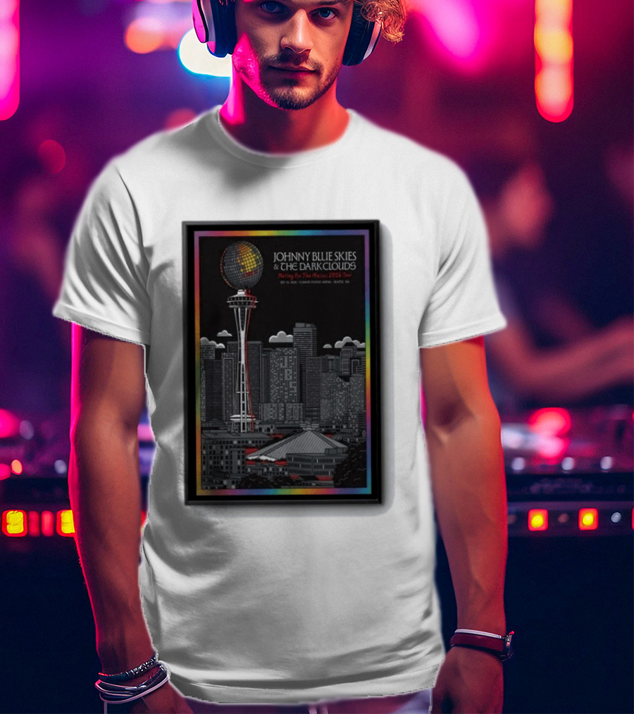 Johnny Blue Skies & The Dark Clouds Meeting For The Moment Seattle 2026 Tour Concert T-Shirt