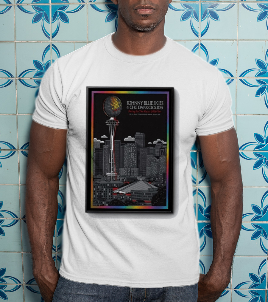 Johnny Blue Skies & The Dark Clouds Meeting For The Moment Seattle 2026 Tour Concert T-Shirt