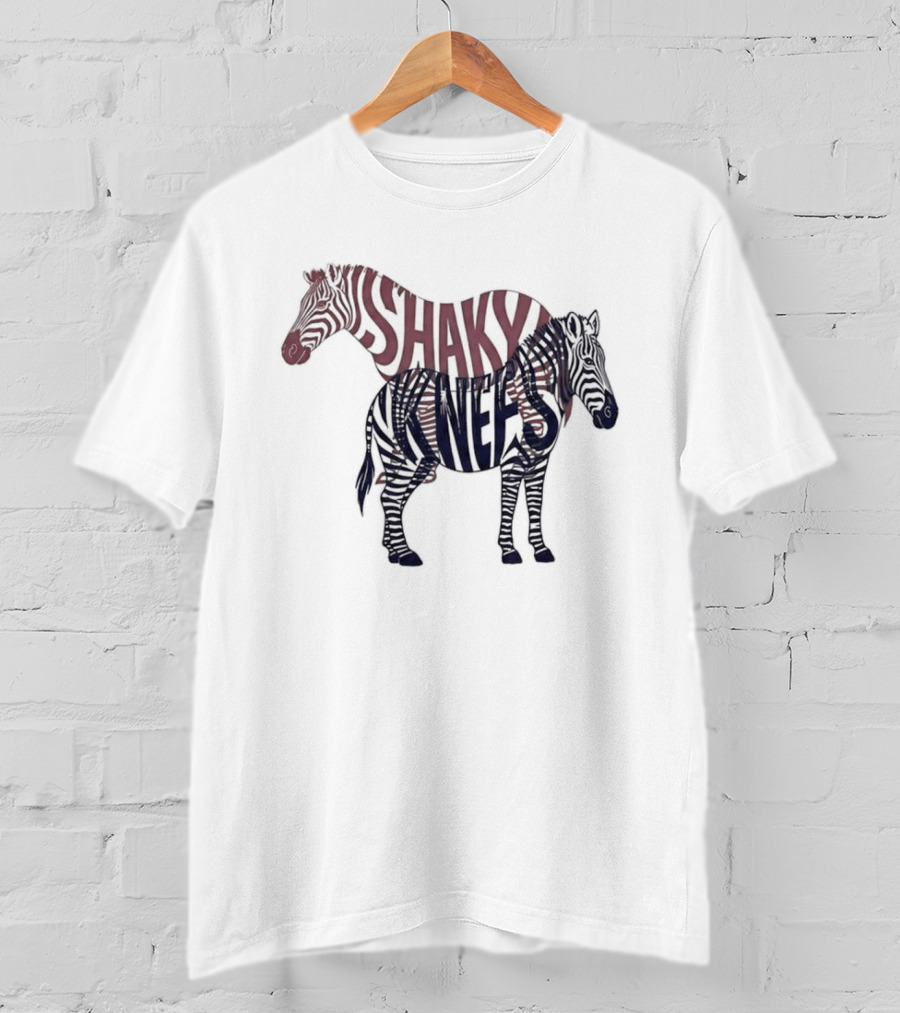 Shaky Knees Zebra Logo September 18 20 2026 Atlanta Georgia Exclusive Festival T-Shirt