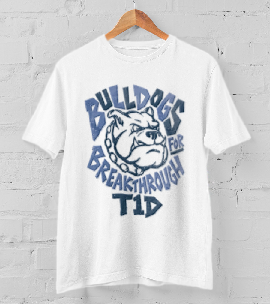St. Bernadette Bulldogs Breakthrough Type 1 Into Type None T-Shirt