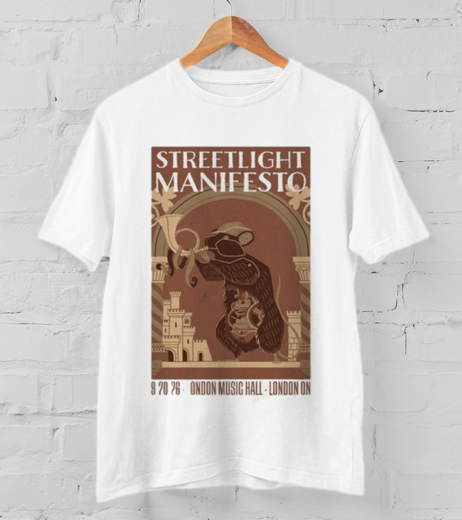 Streetlight Manifesto London Music Hall London 2026 Show T-Shirt