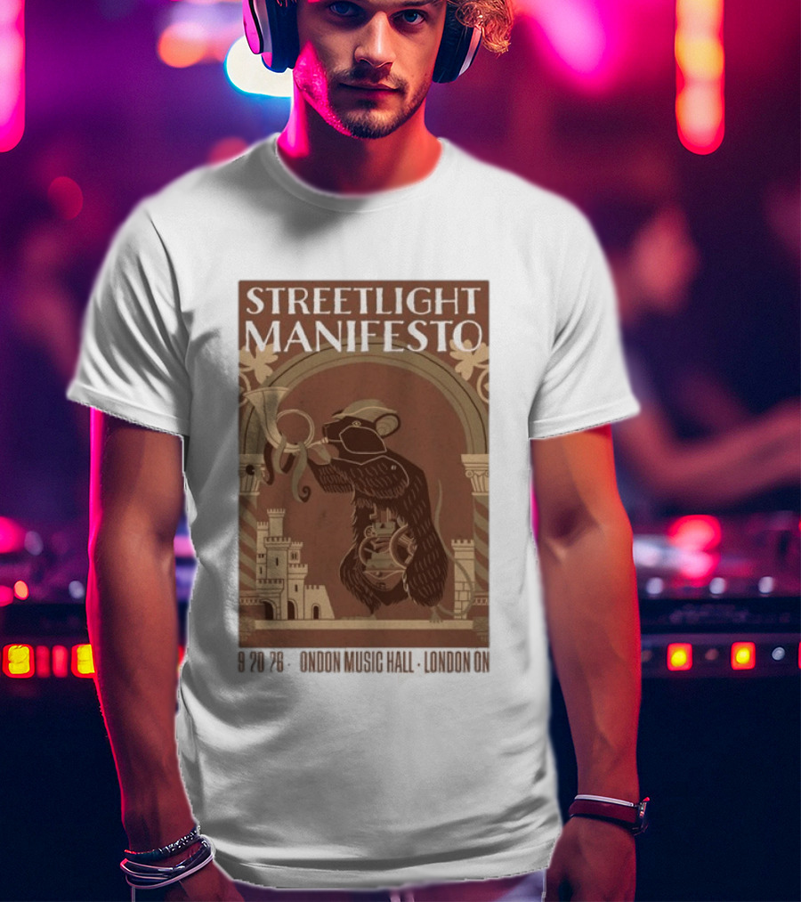 Streetlight Manifesto London Music Hall London 2026 Show T-Shirt