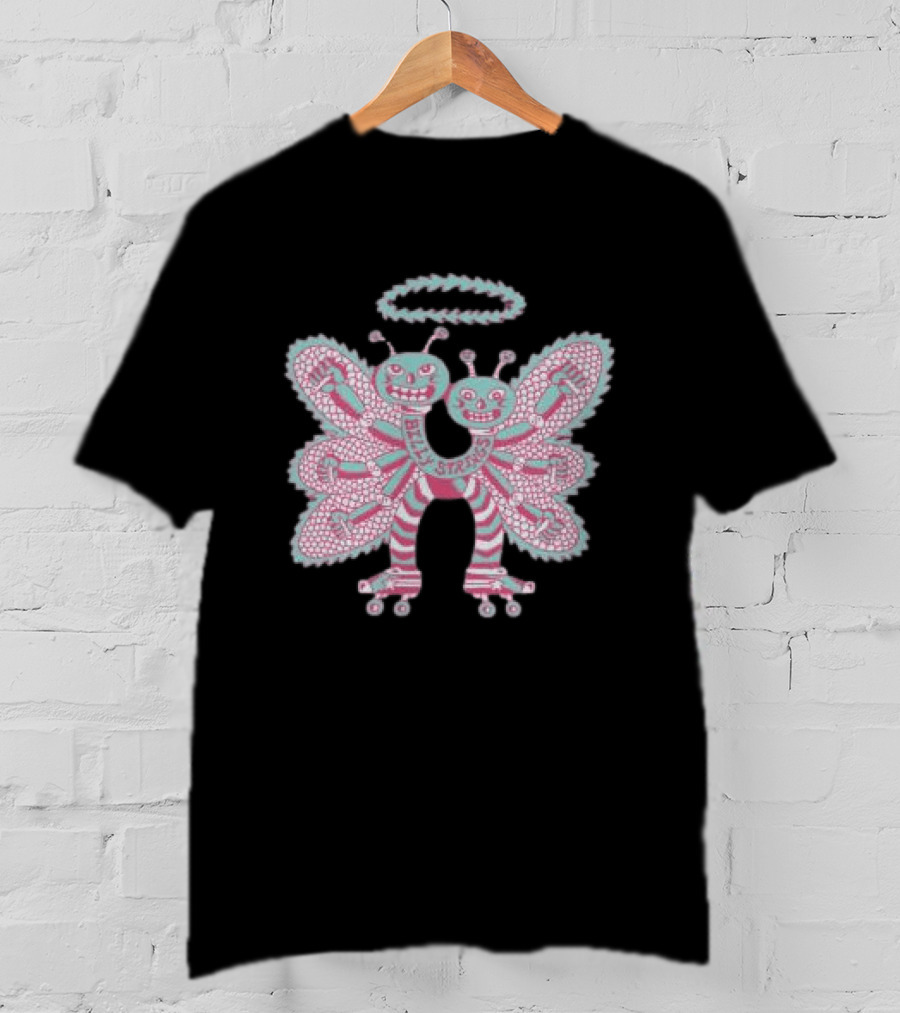 Billy Strings Twin Butterflies Roller Skates Halo T-Shirt