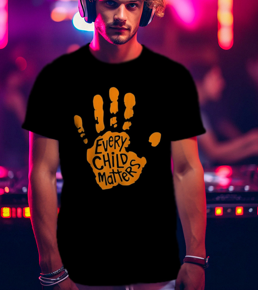 Every Child Matters Orange Handprint T-Shirt