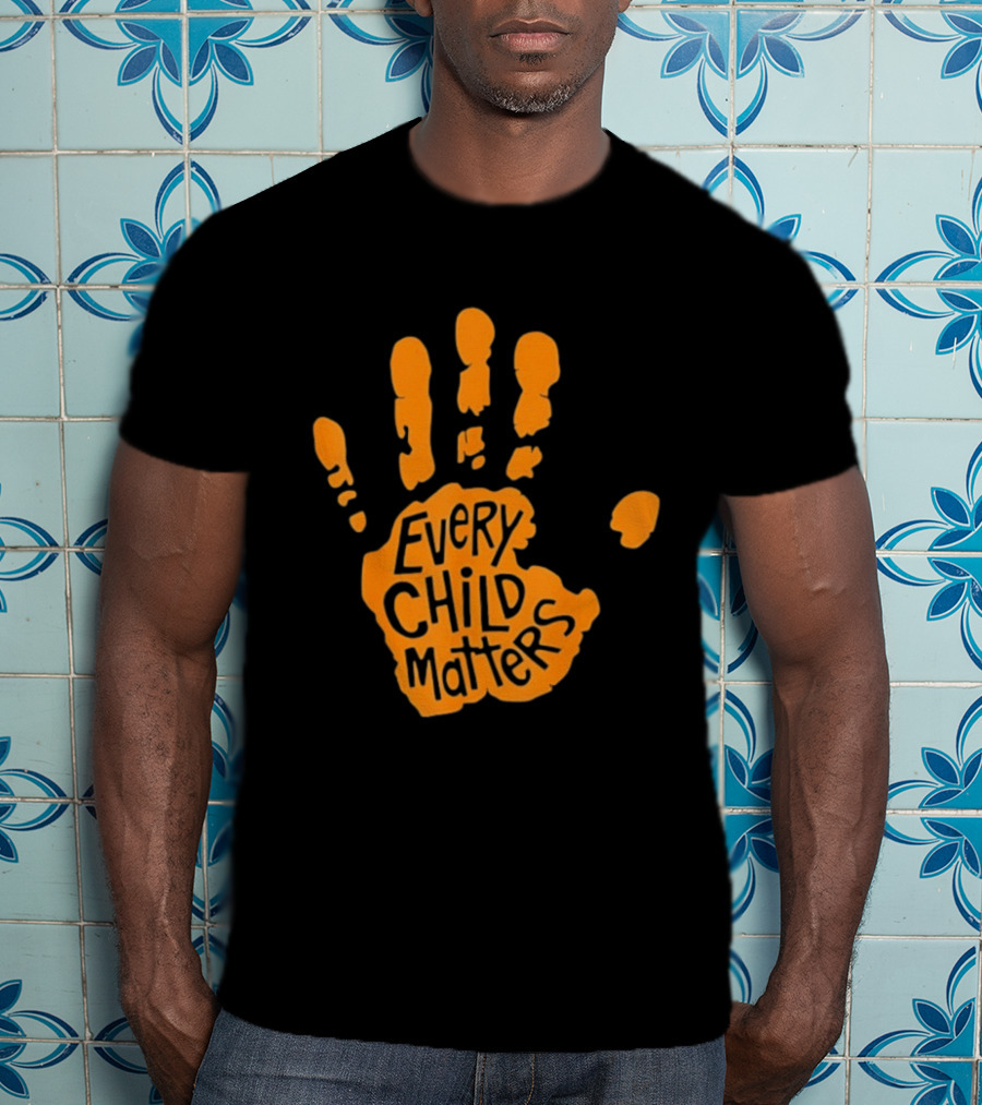 Every Child Matters Orange Handprint T-Shirt