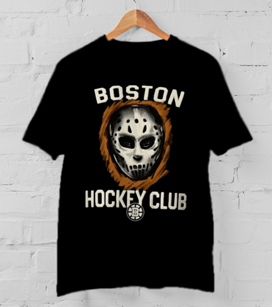 Boston Hockey Club Mask Bruins Foundation T-Shirt