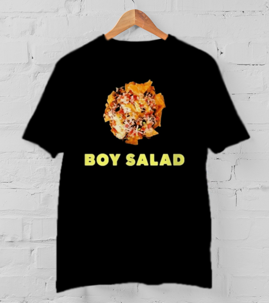 Giant Bomb Boy Salad Colorful Text Nachos T-Shirt