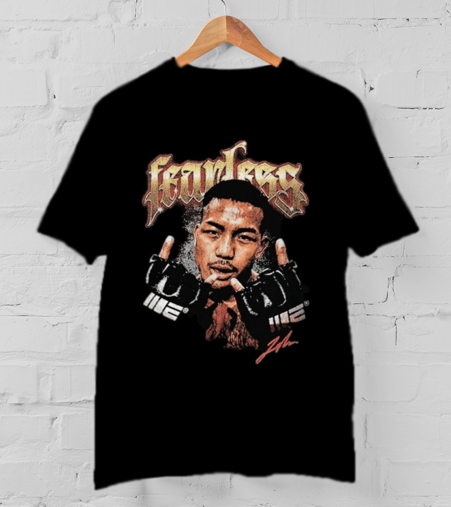 Fearless Joshua Van Illustration With H Town Style Gloves T-Shirt