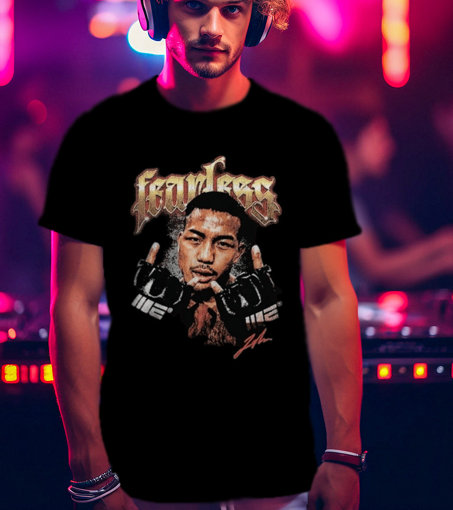 Fearless Joshua Van Illustration With H Town Style Gloves T-Shirt
