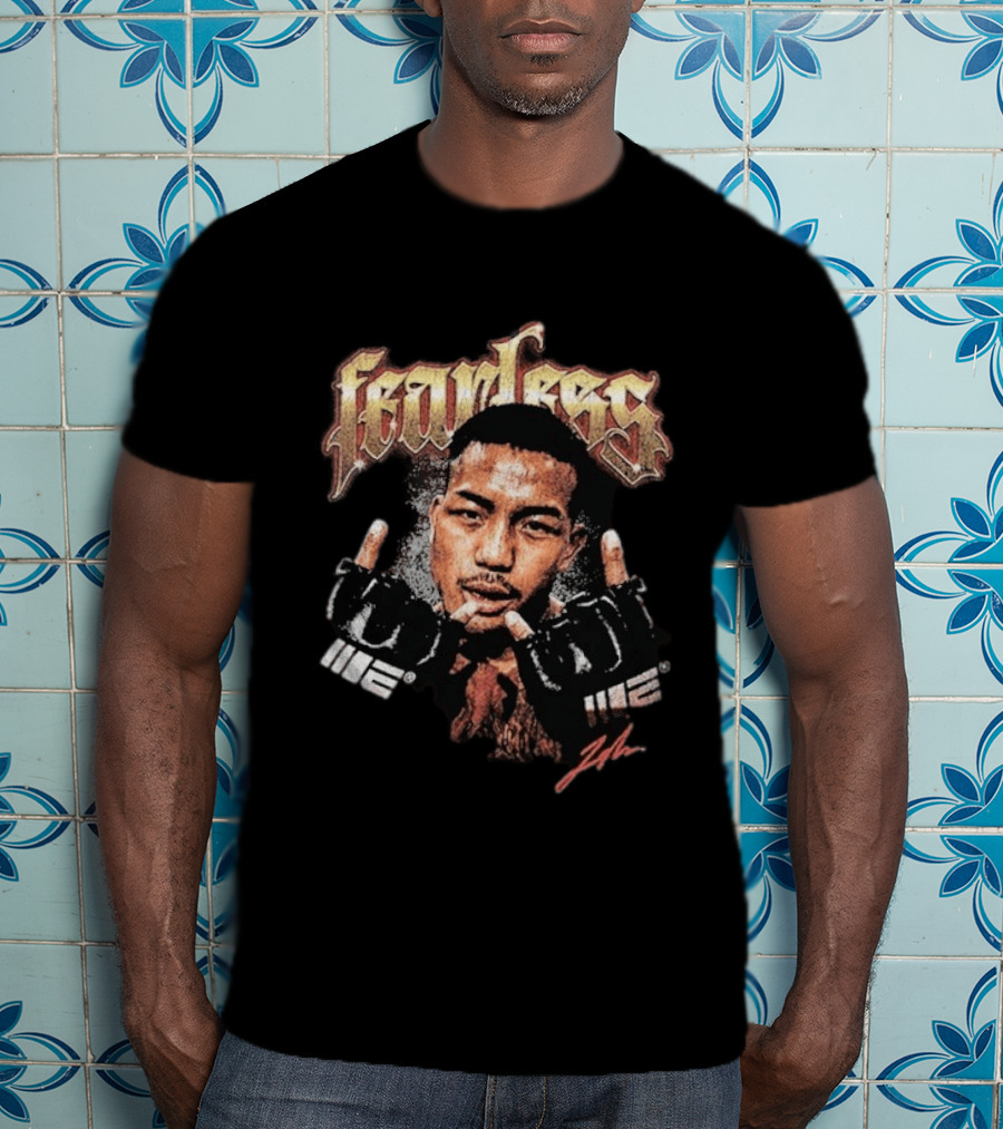 Fearless Joshua Van Illustration With H Town Style Gloves T-Shirt