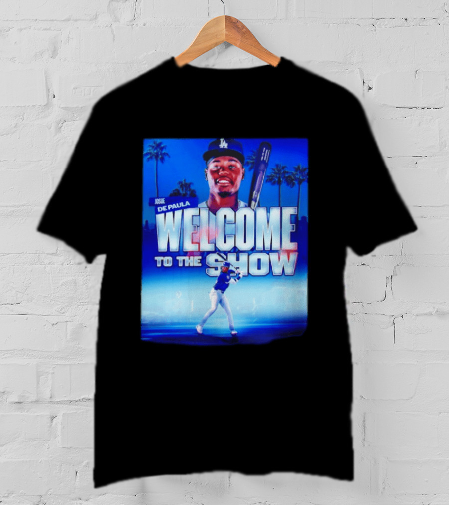 Josue De Paula Welcome To The Show Los Angeles Dodgers T-Shirt