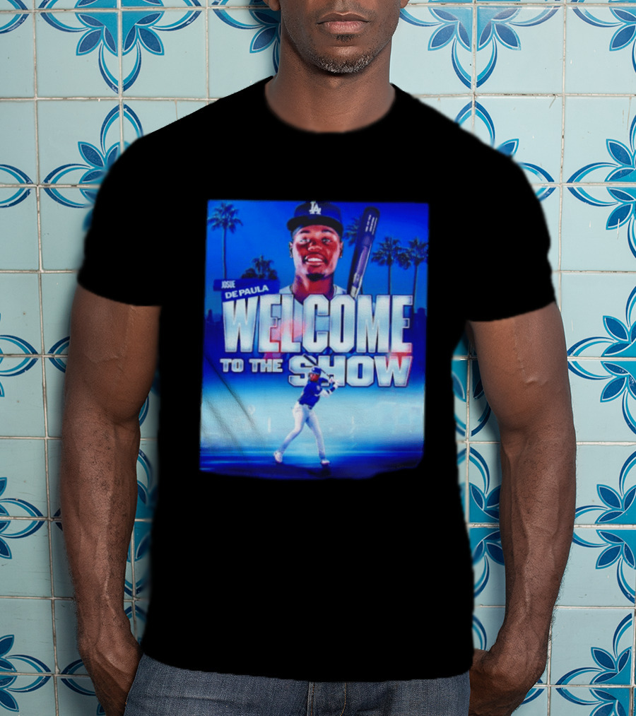 Josue De Paula Welcome To The Show Los Angeles Dodgers T-Shirt