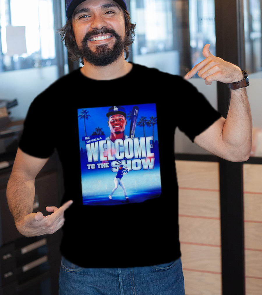 Josue De Paula Welcome To The Show Los Angeles Dodgers T-Shirt