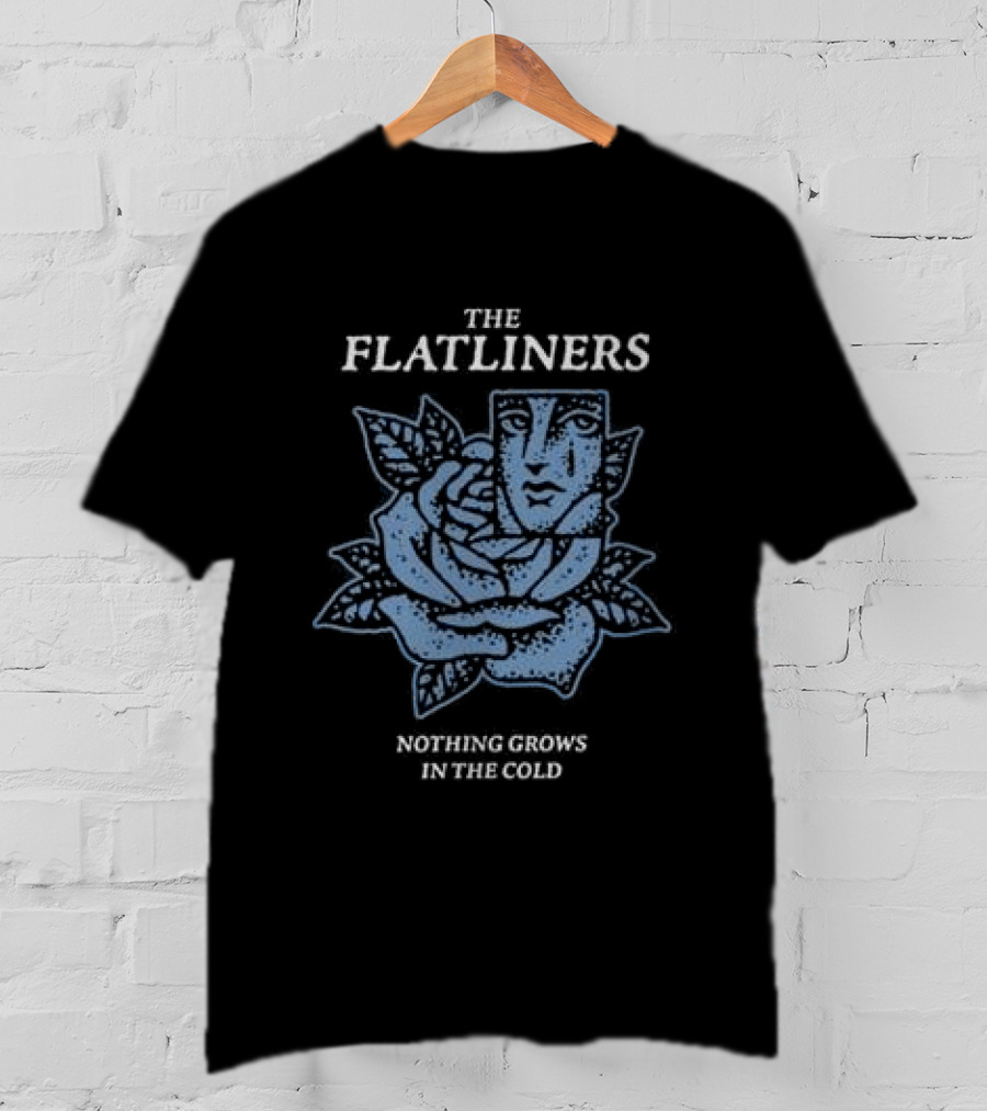 The Flatliners Nothing Grows In The End Rose Face T-Shirt