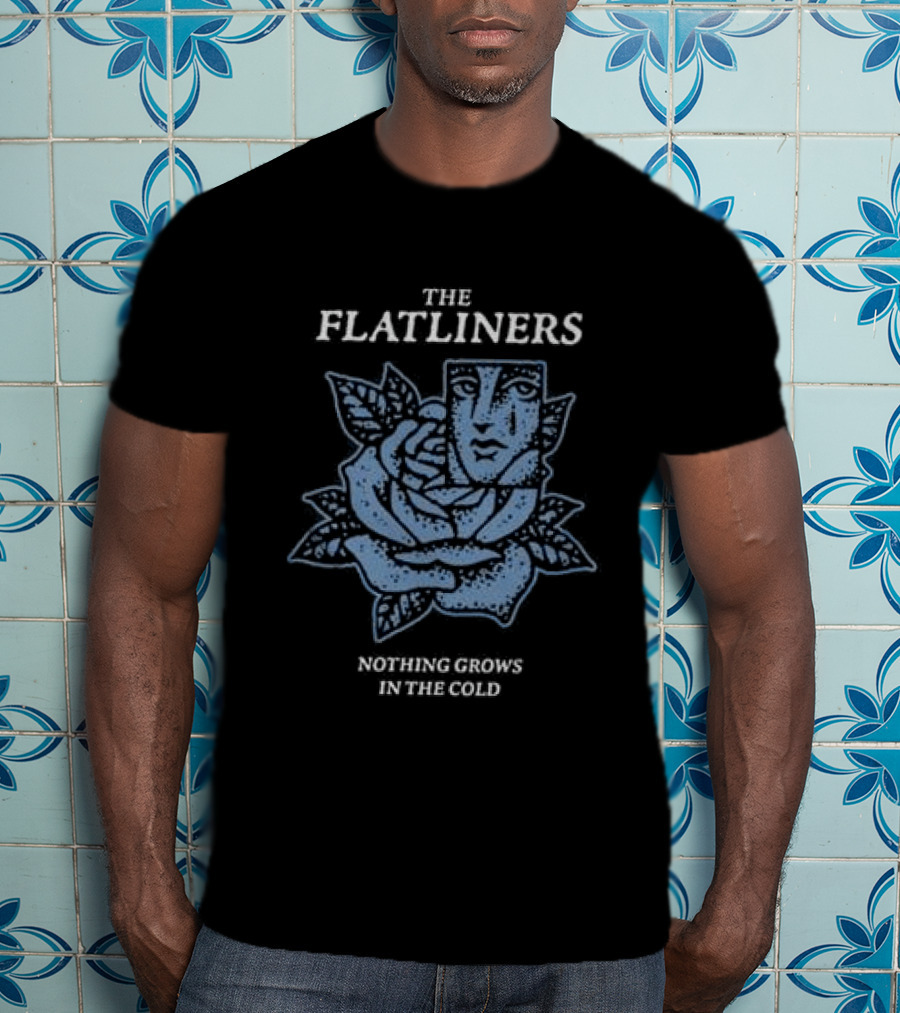 The Flatliners Nothing Grows In The End Rose Face T-Shirt