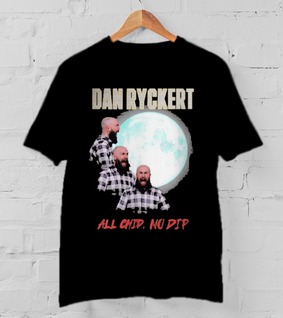 Dan Ryckert All Chip No Dip Plaid Moon Expression Series T-Shirt