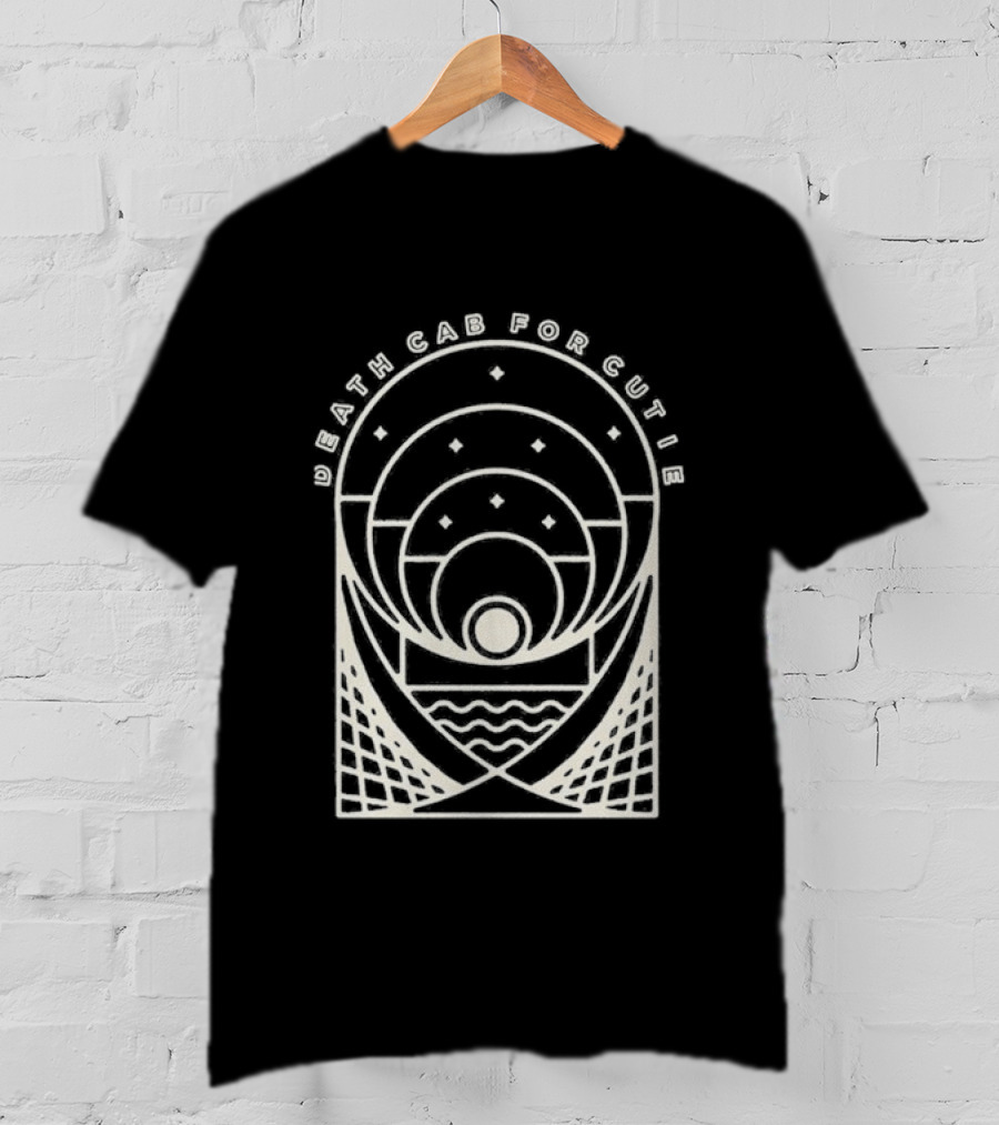 Death Cab For Cutie Post Modern Sun And Waves Circles T-Shirt