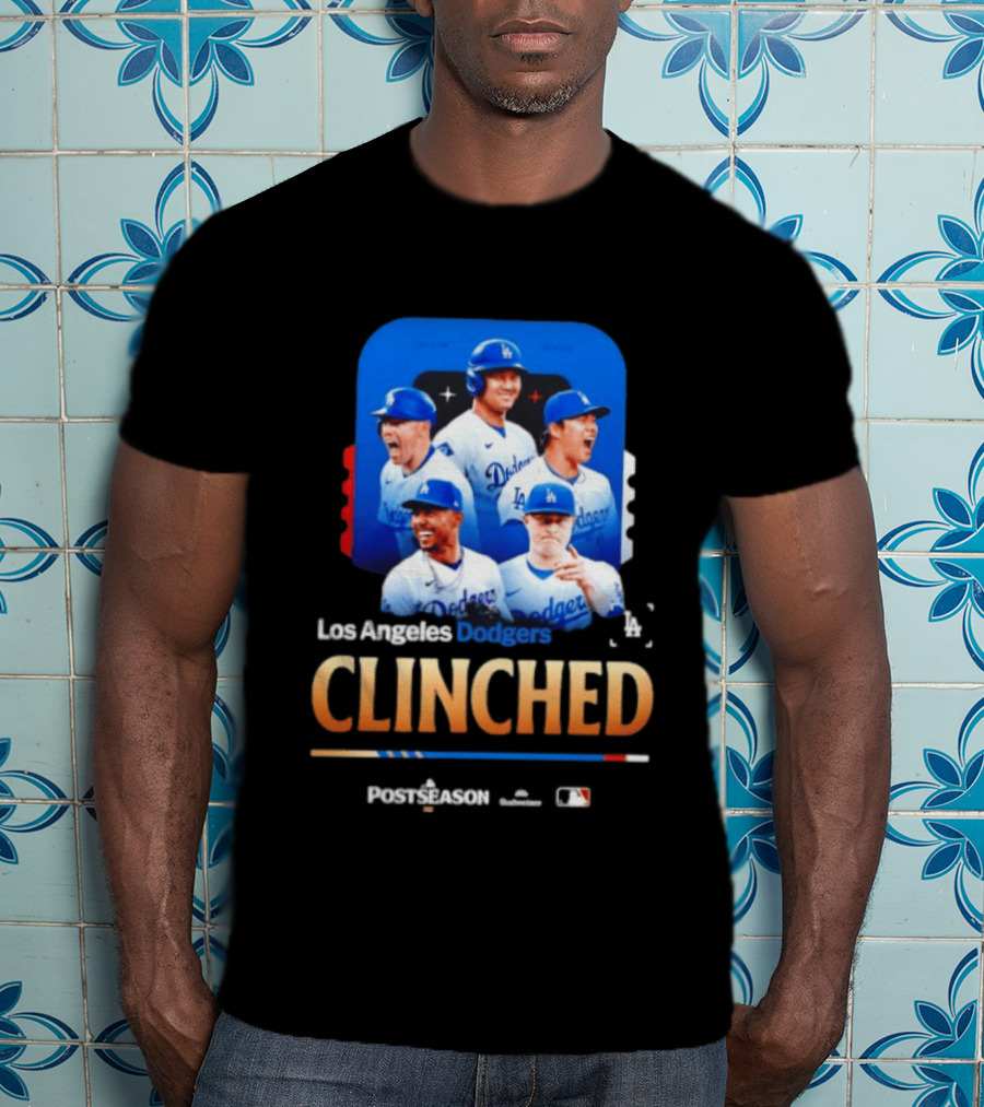 Los Angeles Dodgers Clinched 2026 MLB Postseason Celebration T-Shirt
