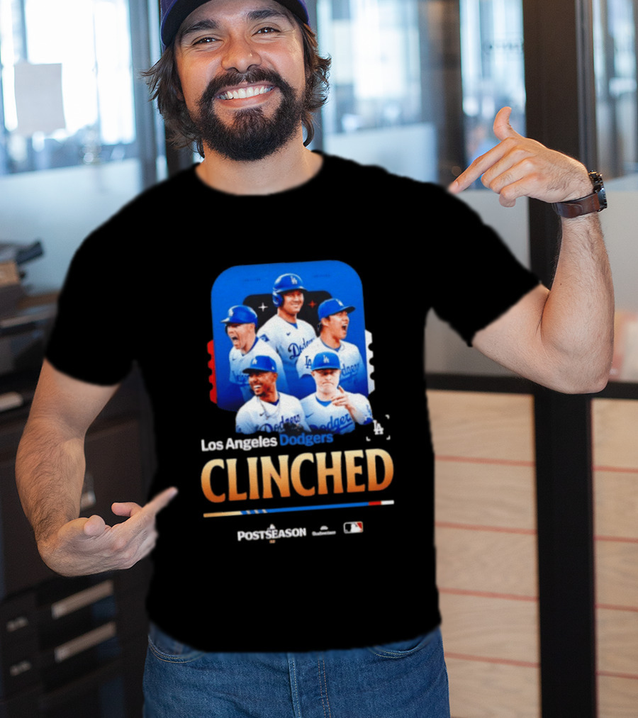 Los Angeles Dodgers Clinched 2026 MLB Postseason Celebration T-Shirt