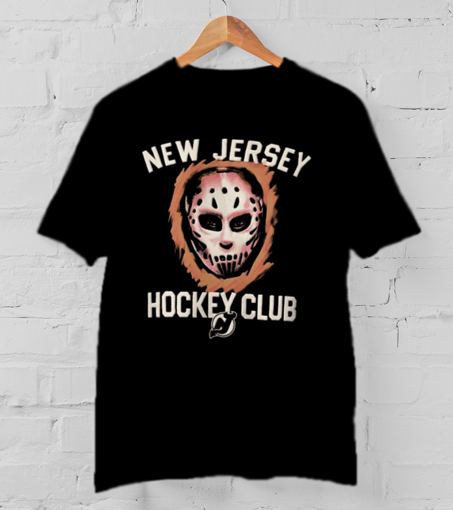 New Jersey Hockey Club Mask Devils Foundation T-Shirt